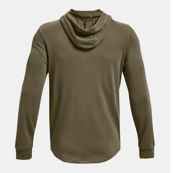 NWT Mens Under Armour Rival Terry Tent Logo LongSleeve  Hoodie 1370390 361 SZ2XL - Picture 8 of 12